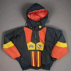 Chiefs Coat Vintage Reversible Red Side and Black side L Pro Player